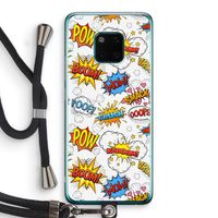 Pow Smack: Huawei Mate 20 Pro Transparant Hoesje met koord