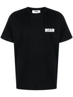 MSGM t-shirt à logo imprimé - Noir - thumbnail