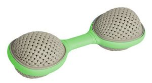 Taf Toys rammelaar Rattan Rattle Duo junior 15 cm lime