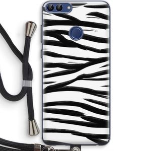 Zebra pattern: Huawei P Smart (2018) Transparant Hoesje met koord
