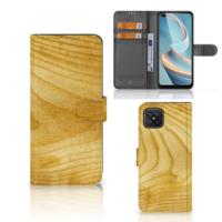OPPO Reno4 Z | Book Style Case | Licht Hout