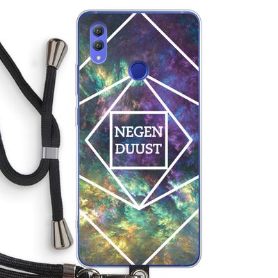 Negenduust ruimte: Honor Note 10 Transparant Hoesje met koord