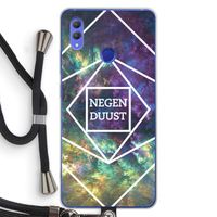 Negenduust ruimte: Honor Note 10 Transparant Hoesje met koord