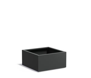 Aluminium plantenbak CARREZ 80x80x40cm.