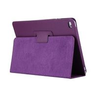 Lunso - iPad 9.7 (2017/2018) / Pro 9.7 / Air / Air 2 - Stand flip sleepcover hoes - Paars