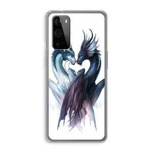 Yin Yang Dragons: OnePlus 9 Pro Transparant Hoesje