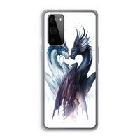 Yin Yang Dragons: OnePlus 9 Pro Transparant Hoesje