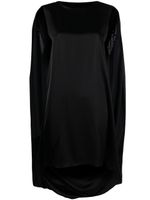 MM6 Maison Margiela robe sans manches à détail de cape - Noir