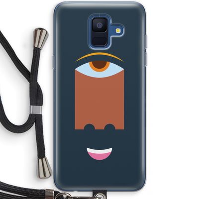 Mono M: Samsung Galaxy A6 (2018) Transparant Hoesje met koord