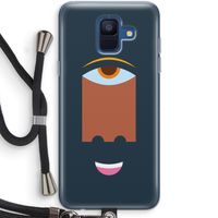 Mono M: Samsung Galaxy A6 (2018) Transparant Hoesje met koord