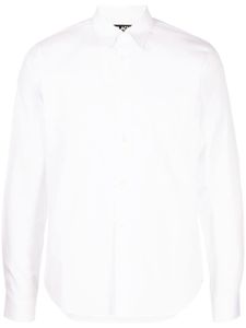 Black Comme Des Garçons chemise en coton à détails de coutures - Blanc