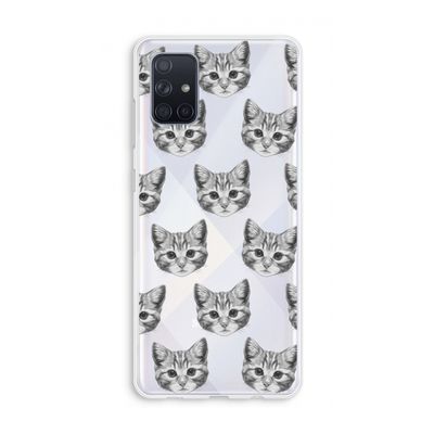 Kitten: Galaxy A71 Transparant Hoesje