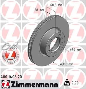 Remschijf Coat Z 400140820