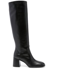 Stuart Weitzman bottes Nola 90 mm en cuir - Noir