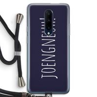 Joengneuh!: OnePlus 7 Pro Transparant Hoesje met koord