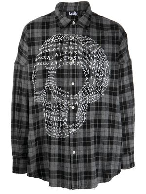 Haculla chemise à imprimé tête de mort - Gris