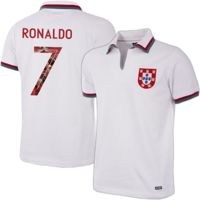 Portugal Retro Voetbalshirt Uit 1972 + Ronaldo 7 (Photo Style)