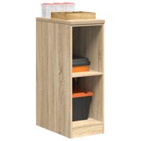 Garagekast 30x51x85 cm massief grenenhout sonoma eikenkleurig
