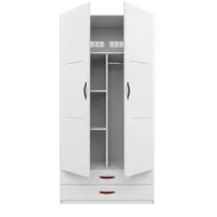 Lifetime kledingkast 100 cm met kastindeling en 2 laden