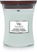 WoodWick medium candle sagewood & seagrass