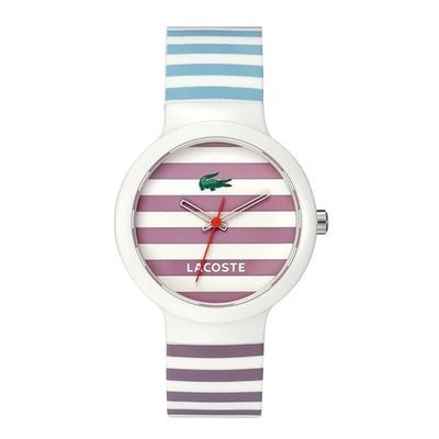 Lacoste horlogeband 2010564 / LC-46-1-29-2224 Rubber Multicolor 14mm