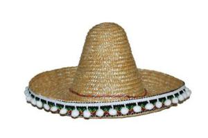 Mexicaanse sombrero kind naturel