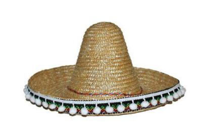 Mexicaanse sombrero kind naturel
