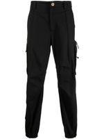 Versace pantalon slim à poches cargo - Noir