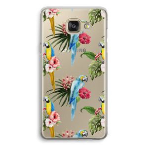 Kleurrijke papegaaien: Samsung Galaxy A5 (2016) Transparant Hoesje