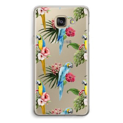 Kleurrijke papegaaien: Samsung Galaxy A5 (2016) Transparant Hoesje