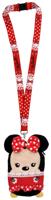Disney Deluxe Lanyard with Card Holder Minnie Mouse Ver. Red