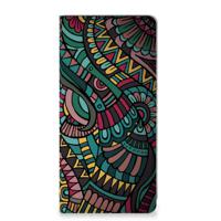 Samsung Galaxy A35 Hoesje met Magneet Aztec