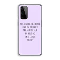 Zelfvertrouwen: OnePlus 9 Pro Transparant Hoesje