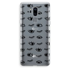 Eye pattern #2: LG G7 Thinq Transparant Hoesje