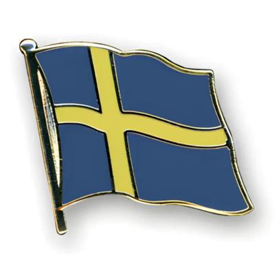 Pin Vlag Zweden - 2 cm - vlaggen speldje - supporter - mini broche