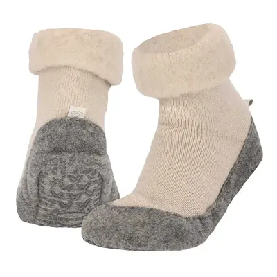 Warme slofsokken - Anti slip huissokken - Pantoffelsokken - Wollen grip sokken voor dames en heren
