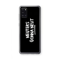 Neuters (zwart): Samsung Galaxy A31 Transparant Hoesje