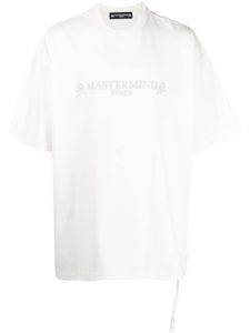 Mastermind World t-shirt en coton à logo brodé - Blanc