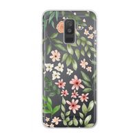 Botanical sweet flower heaven: Samsung Galaxy A6 Plus (2018) Transparant Hoesje Botanical sweet flower heaven: Samsung Galaxy A6 Plus (2018) Transparant Hoesje