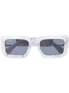 Off-White Eyewear lunettes de soleil Boston à plaque logo - Blanc