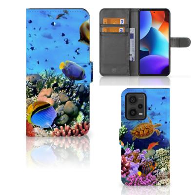 Xiaomi Redmi Note 12 Pro Plus | Telefoonhoesje | Met pasjeshouder | Vissen