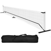 670 cm Draagbaar Pickleball-Net met Metalen Frame Sterk Polyesternet Draagtas Weerbestendig Sportnet voor Binnen en Buiten