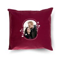 Kussen bedrukken - Bordeaux - 40 x 40 cm - thumbnail