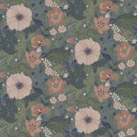Dutch Wallcoverings Angas - Victor Blue - Blauw