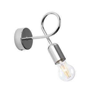 Wandlamp LOOP chroom