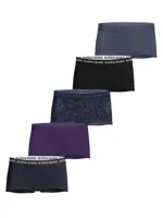 5-Pack meisjes boxershorts - Core Minishorts