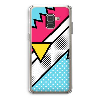 Pop Art #3: Samsung Galaxy A8 (2018) Transparant Hoesje