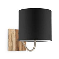 Wandlamp drift bling Ø 20 cm - zwart