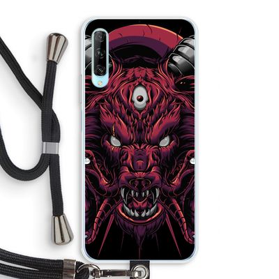 Hell Hound and Serpents: Huawei P Smart Pro Transparant Hoesje met koord