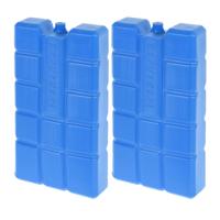 2x Blauwe koelelementen 750 gram
